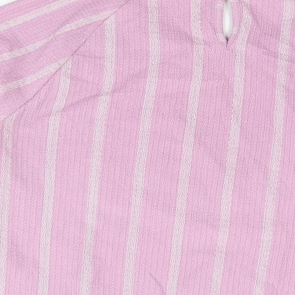 Womens UK Size 12 Marks and Spencer Purple Basic T-Shirt