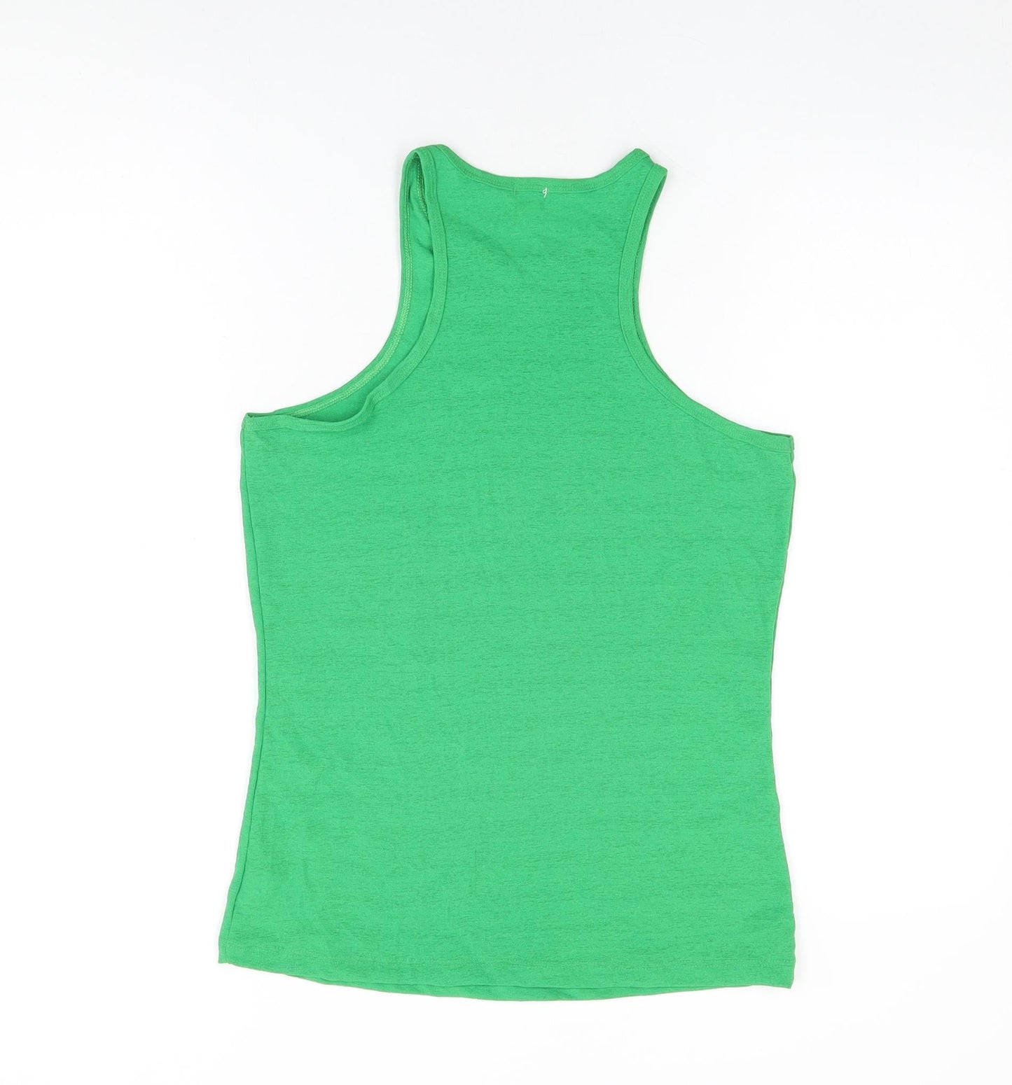Womens UK Size 16 River Island Green Basic Tank