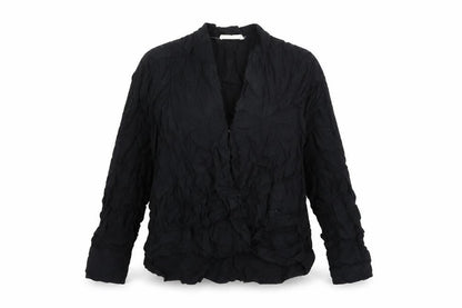 Womens UK Size XL Mango Black Basic Blouse