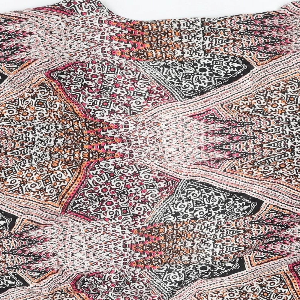 Womens UK Size 10 New Look Multicoloured Kimono T-Shirt