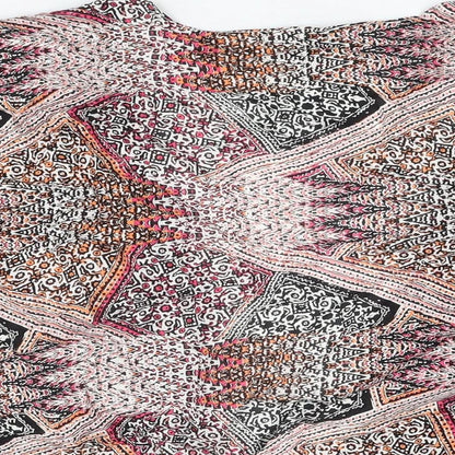 Womens UK Size 10 New Look Multicoloured Kimono T-Shirt