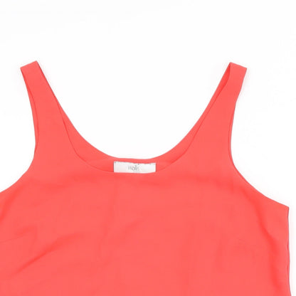 Womens UK Size 8 Wallis Pink Basic T-Shirt