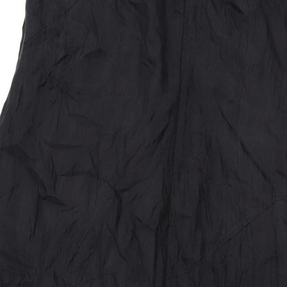 Press & Bastyan Womens Black Polyester Maxi Size 14 Round Neck Zip