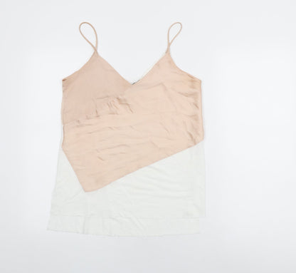 Womens UK Size M Zara Pink Camisole T-Shirt