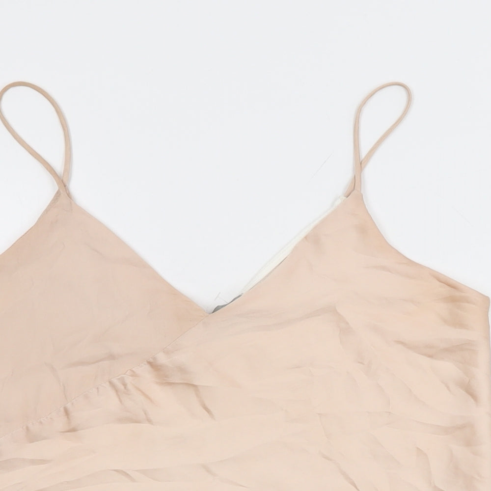 Womens UK Size M Zara Pink Camisole T-Shirt
