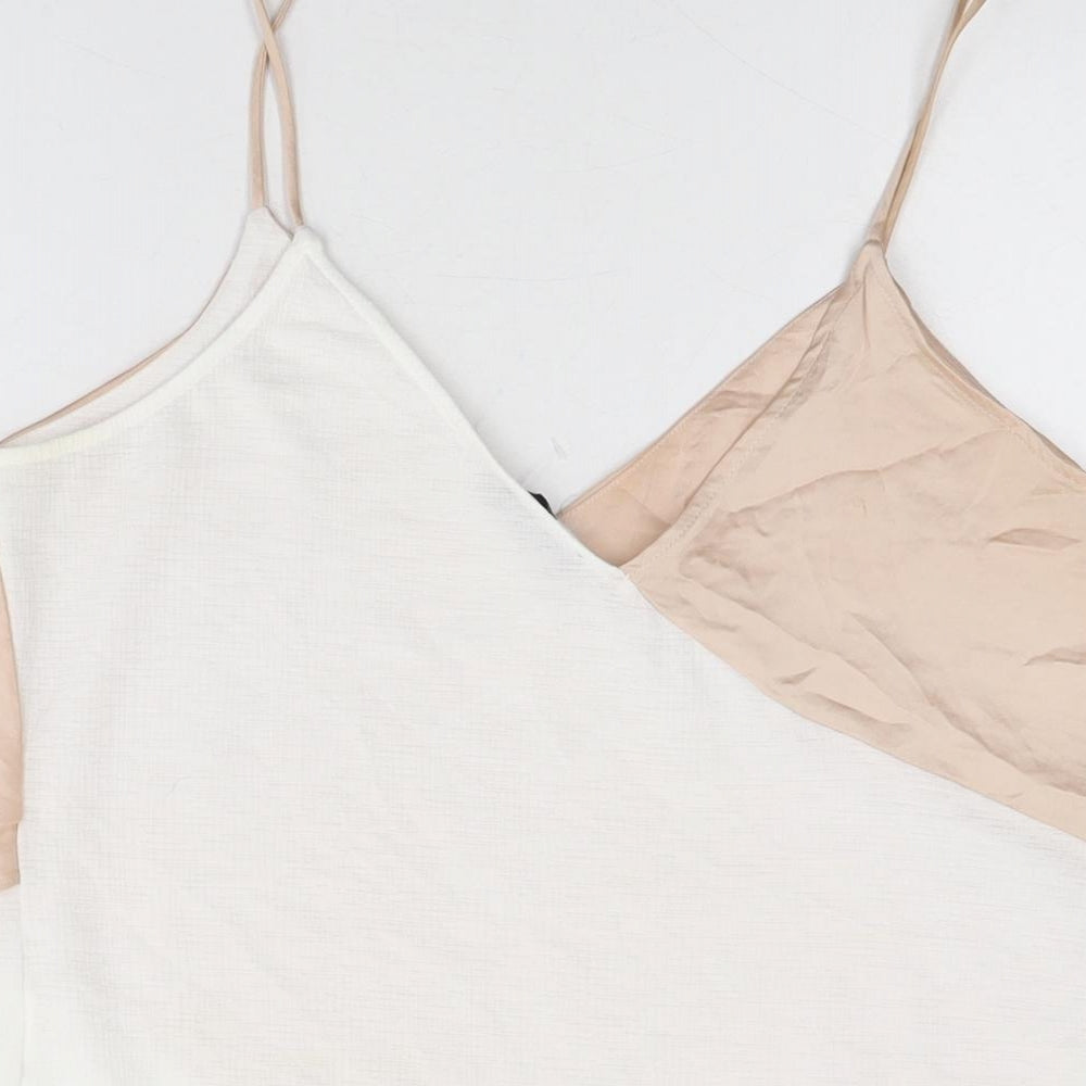 Womens UK Size M Zara Pink Camisole T-Shirt