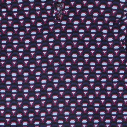 Womens UK Size 12 Very Blue Basic T-Shirt