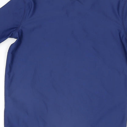 Gap Boys Blue Polyester Basic T-Shirt Size S Round Neck Pullover - Shark, Swim Top