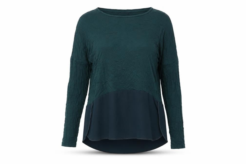 Womens UK Size 12 Warehouse Green Basic T-Shirt