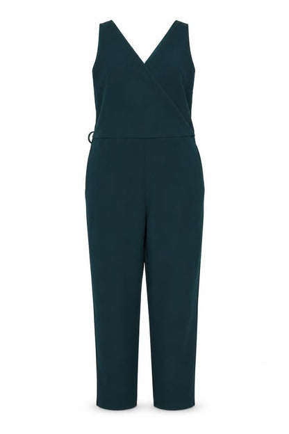 Womens UK Size 10 Girl in Mind One-Piece Green Jumpsuit
