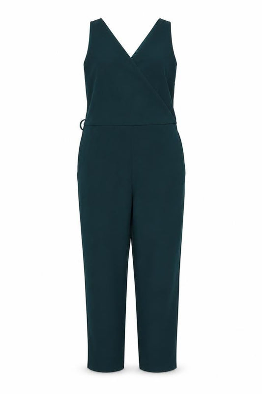 Womens UK Size 10 Girl in Mind One-Piece Green Jumpsuit