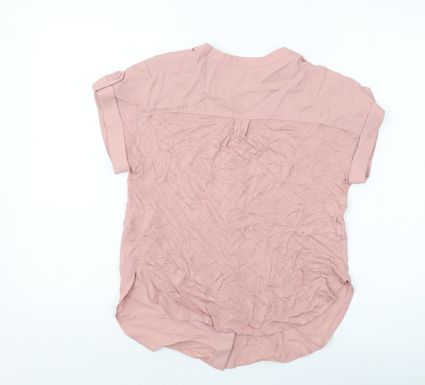 Womens UK Size XS Forever New Pink Basic Blouse