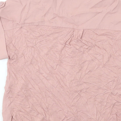 Womens UK Size XS Forever New Pink Basic Blouse
