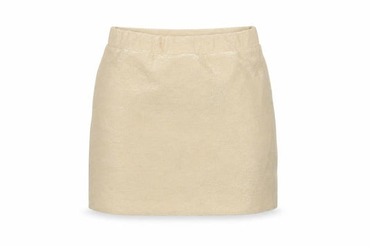 Miss Selfridge Womens Gold Polyester Mini Skirt Size 8