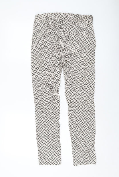 Womens UK Size 8 H&M Regular Fit  Pink Trousers