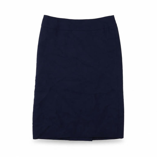 Artigano Womens Blue Polyester A-Line Skirt Size 12 Zip