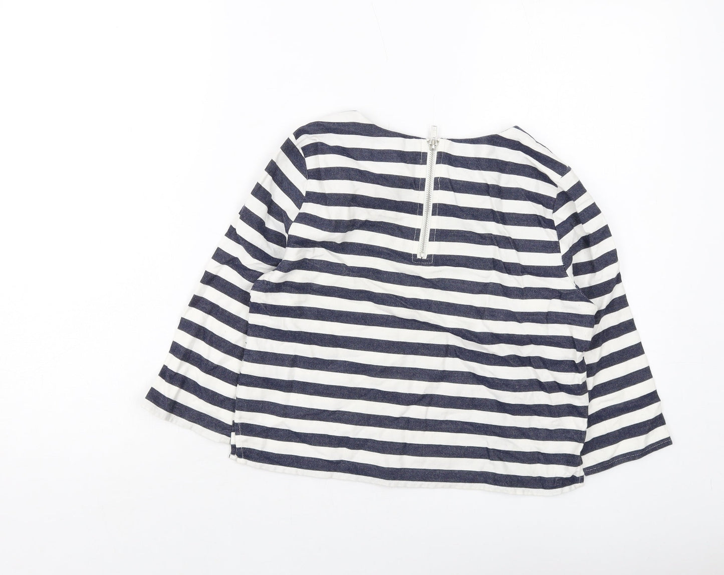 Womens UK Size S FOREVER 21 Blue Basic Blouse