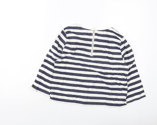 Womens UK Size S FOREVER 21 Blue Basic Blouse