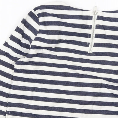 Womens UK Size S FOREVER 21 Blue Basic Blouse