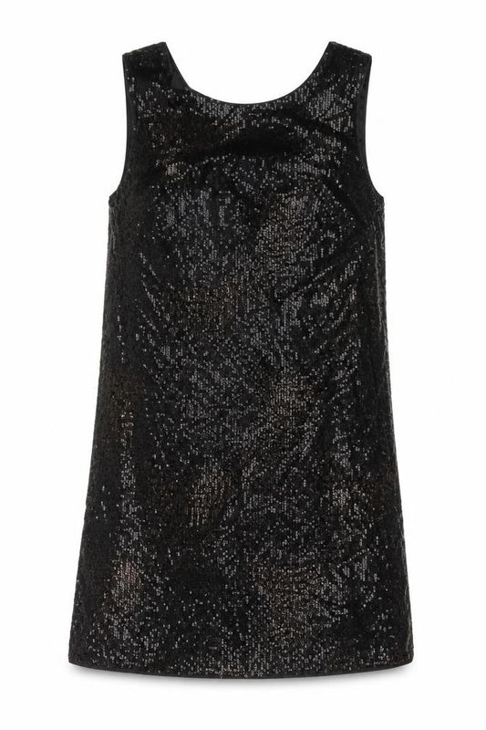 NEXT Womens Black Polyester Tank Dress Size 12 Round Neck Zip
