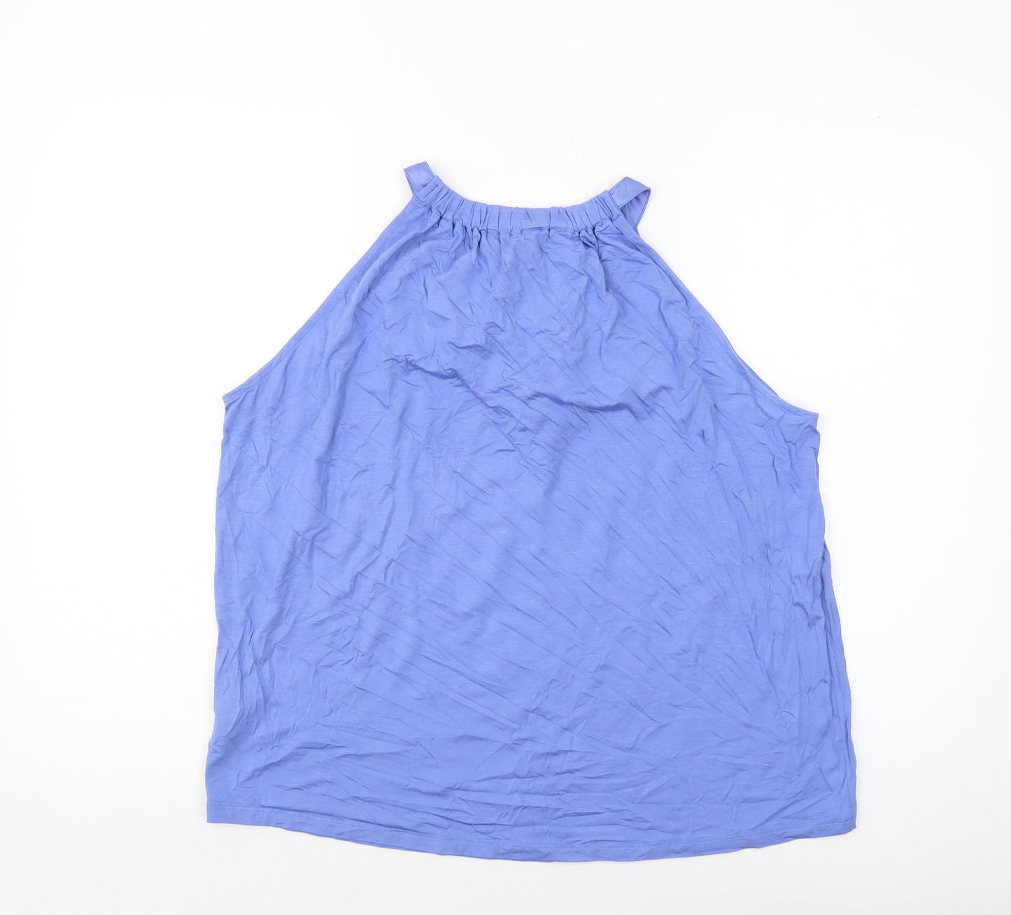 Womens UK Size 14 Marks and Spencer Blue Basic Tank
