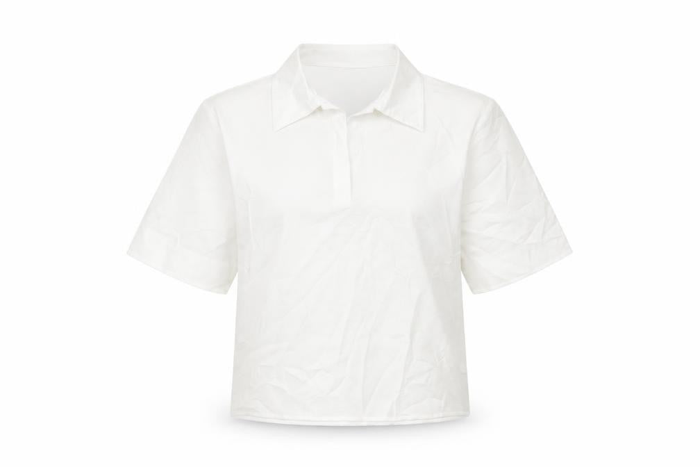 Womens UK Size 8 Nasty Gal Ivory Basic T-Shirt