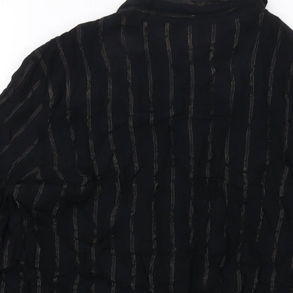 Womens UK Size 8 Marks and Spencer Black Basic Blouse