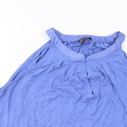 Womens UK Size 18 Marks and Spencer Blue Basic Tank