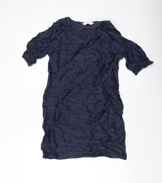 Womens UK Size 6 YAYA Black Tunic Blouse