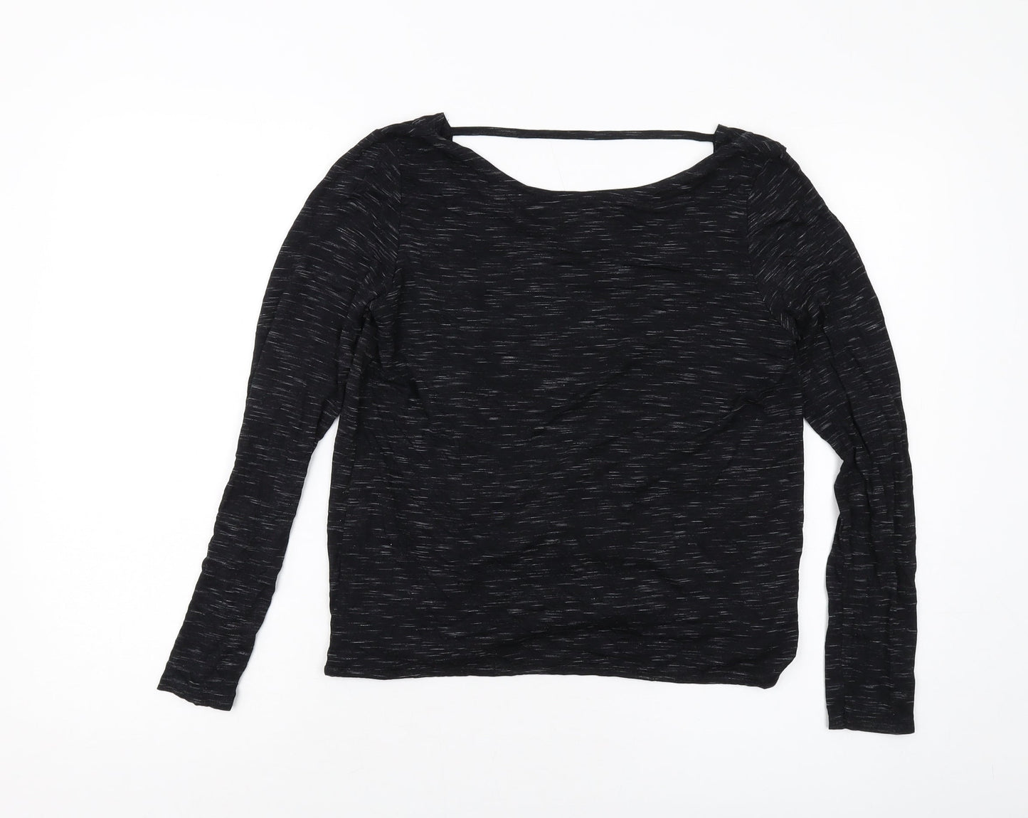 Womens UK Size 14 Missguided Black Basic Blouse