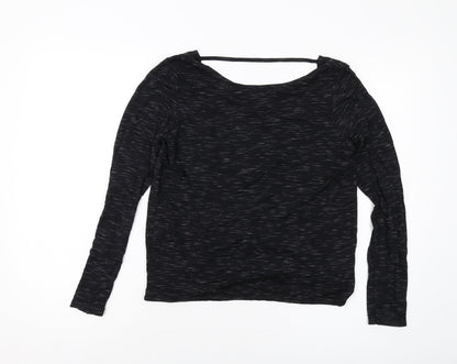 Womens UK Size 14 Missguided Black Basic Blouse