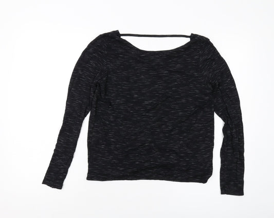 Womens UK Size 14 Missguided Black Basic Blouse