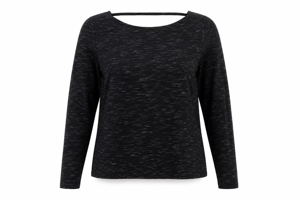 Womens UK Size 14 Missguided Black Basic Blouse