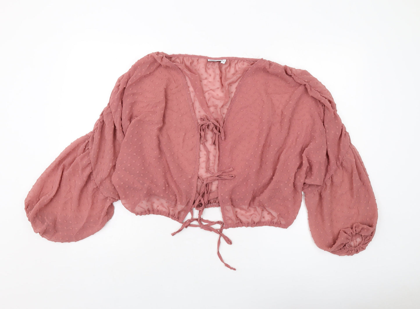 Womens UK Size 6 ASOS Pink Basic Blouse