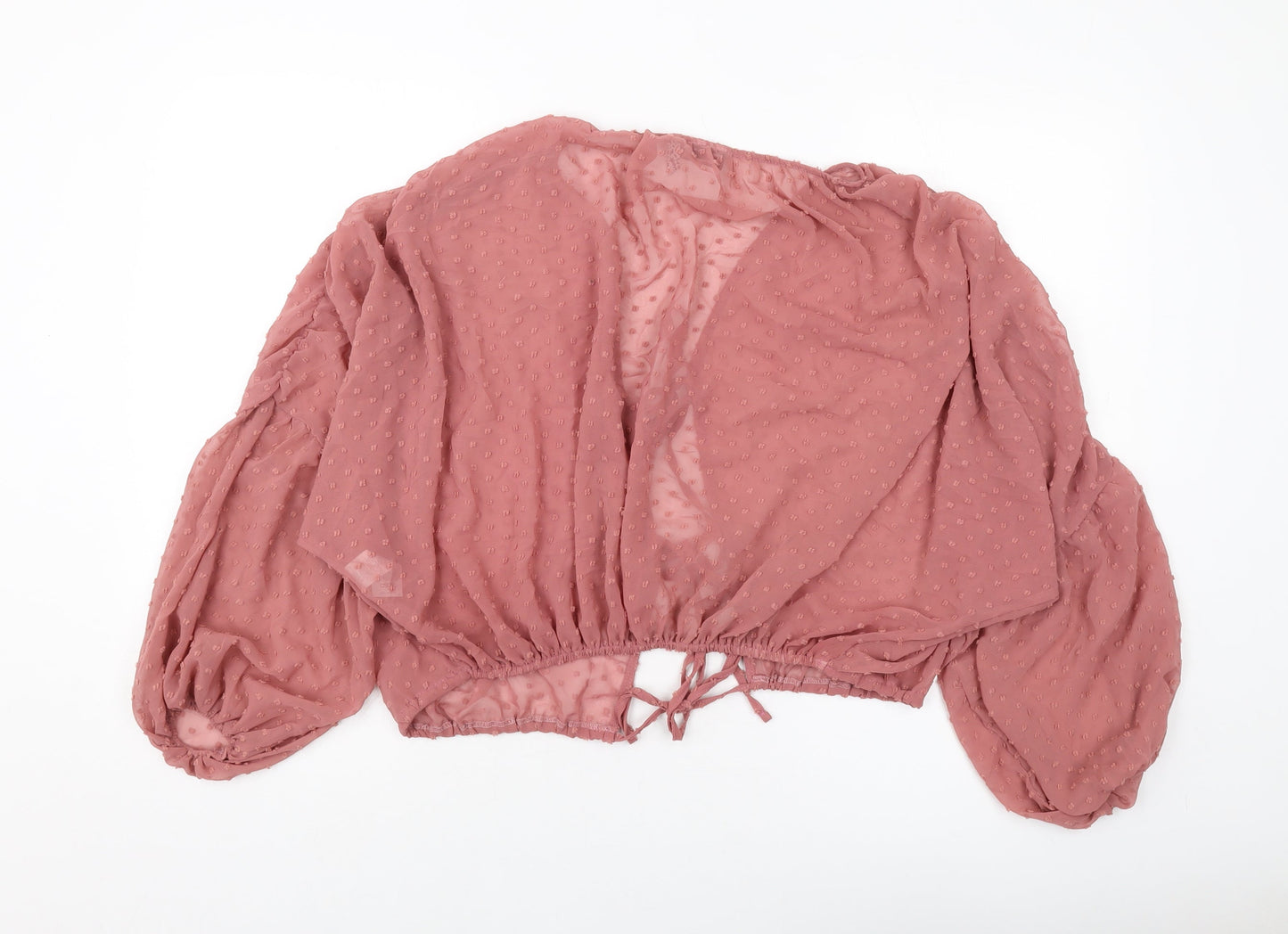 Womens UK Size 6 ASOS Pink Basic Blouse