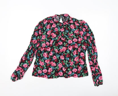 Womens UK Size 10 Nobody's Child Multicoloured Basic Blouse