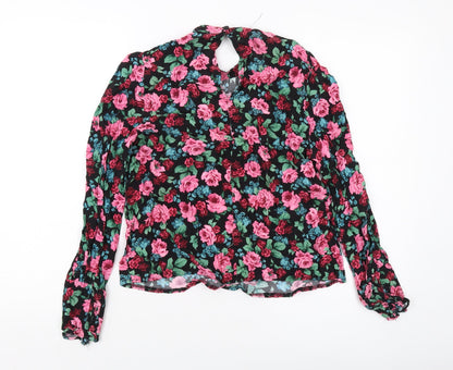 Womens UK Size 10 Nobody's Child Multicoloured Basic Blouse
