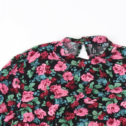 Womens UK Size 10 Nobody's Child Multicoloured Basic Blouse