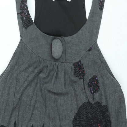 Womens UK Size 12 New Look Grey Camisole Blouse
