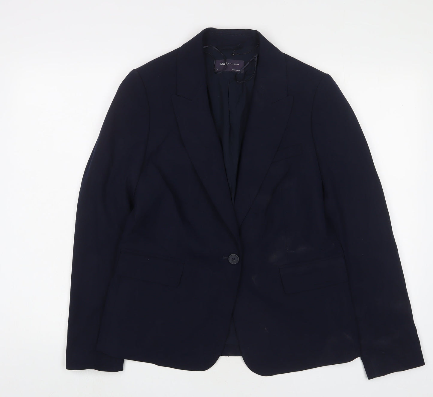 Womens UK Size 10 Marks and Spencer Blue Jacket