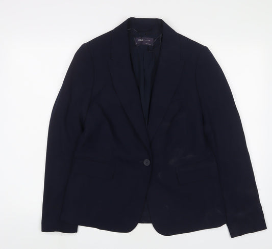 Womens UK Size 10 Marks and Spencer Blue Jacket
