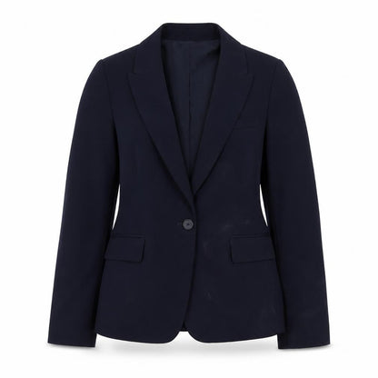 Marks & Spencer Womens Blue Jacket Blazer Size 10 Button