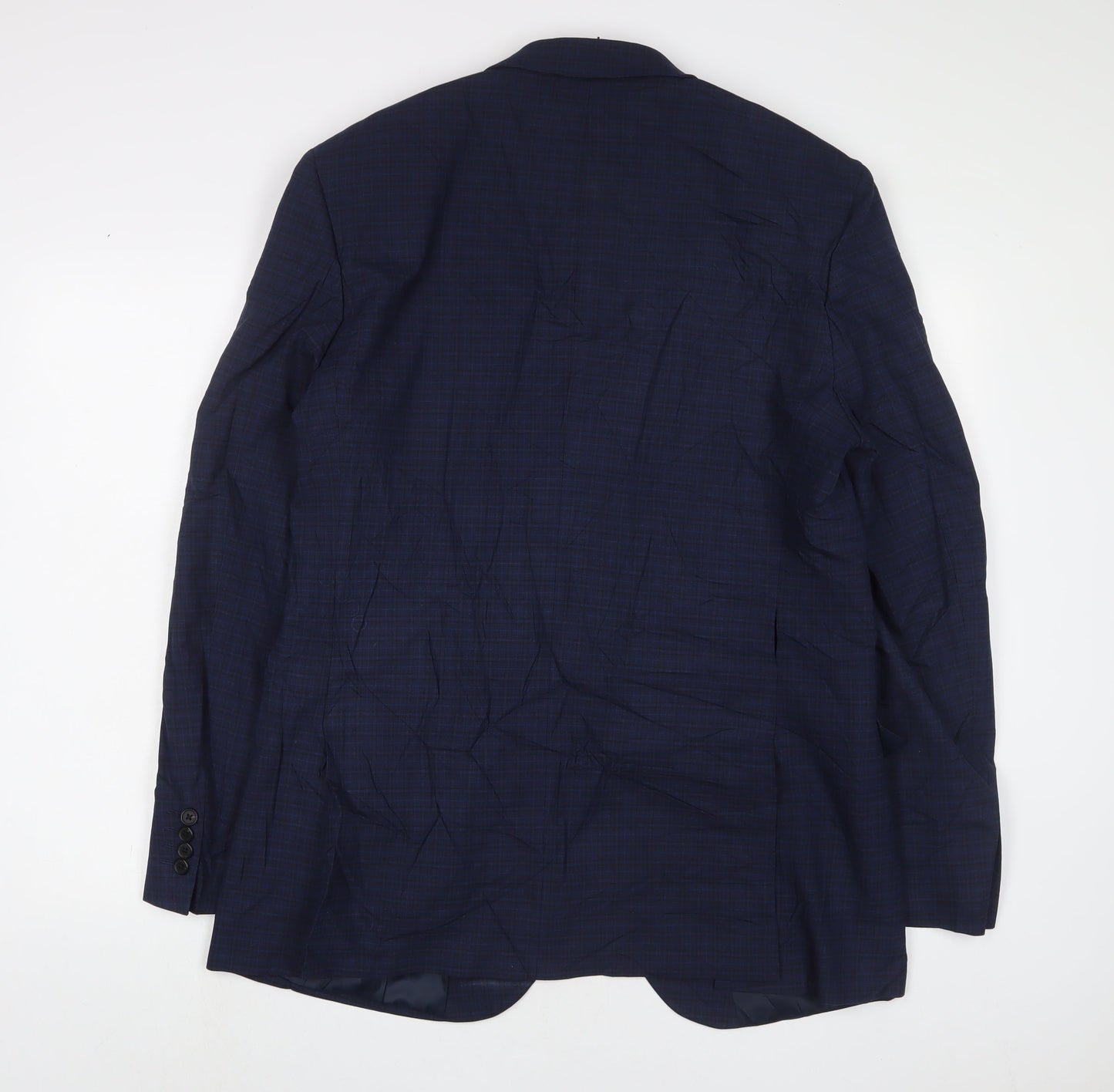 Mens UK Size 42 Marks and Spencer Regular Blue Suit Jacket