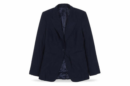 Marks & Spencer Womens Blue Jacket Blazer Size 8 Button