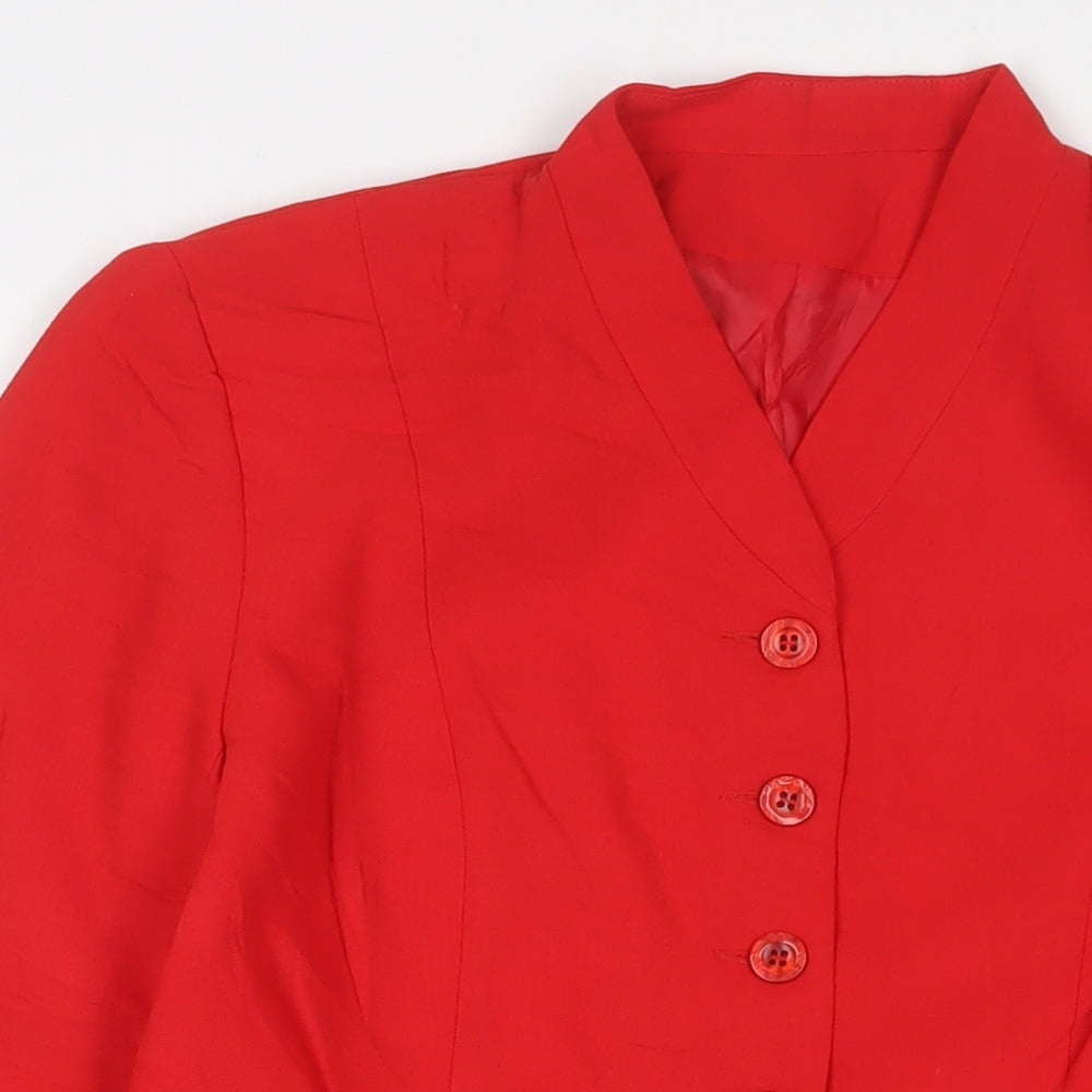 Womens UK Size 14 Richards Red Jacket