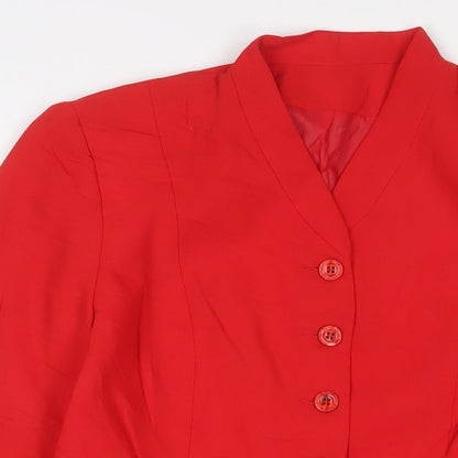 Womens UK Size 14 Richards Red Jacket