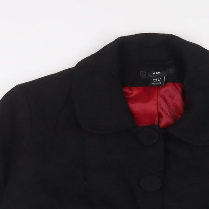 Womens UK Size 14 H&M Black Jacket