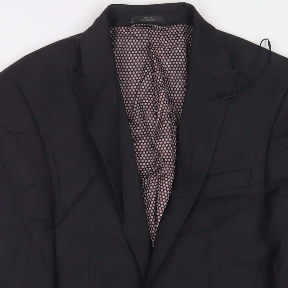 Mens UK Size 34 Marks and Spencer Regular Grey Suit Jacket