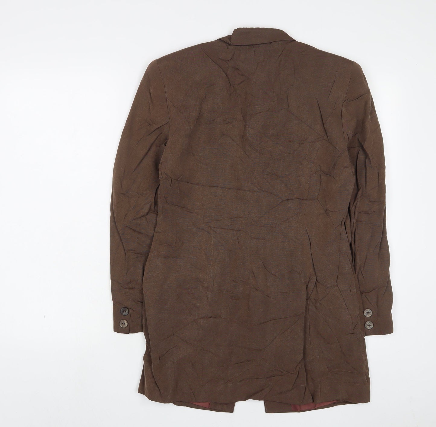 Principles Womens Brown Jacket Blazer Size 10 Button