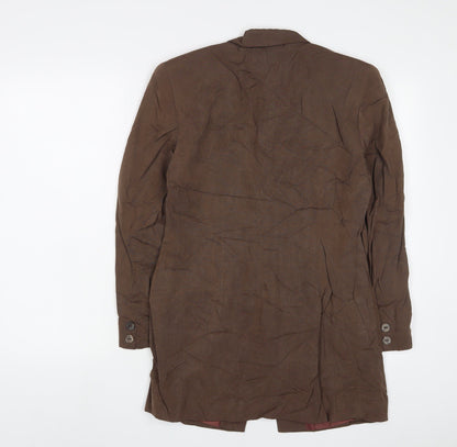 Principles Womens Brown Jacket Blazer Size 10 Button